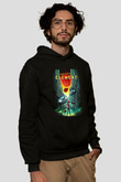 The Fifth Element Siyah Unisex Kapüşonlu Sweatshirt