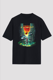 The Fifth Element Siyah Unisex Oversize Tişört