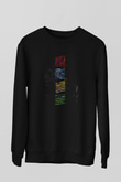 The Fifth Element Siyah Unisex  Sweatshirt