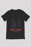 The Fifth Element Siyah Unisex  V Yaka Tişört