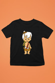 The Flintstones Taş Devri Baskılı Siyah Unisex Çocuk Tişört