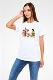 The Flintstones Taş Devri Beyaz Unisex Tişört