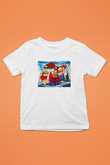 The Flintstones Taş Devri Beyaz Unisex  Çocuk Tişört