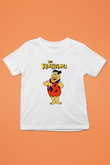The Flintstones Taş Devri Beyaz Unisex  Çocuk Tişört