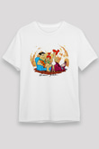The Flintstones Taş Devri Beyaz Unisex Tişört