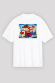 The Flintstones Taş Devri Beyaz Unisex Tişört