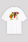 The Flintstones Taş Devri Beyaz Unisex Tişört