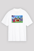 The Flintstones Taş Devri Beyaz Unisex Tişört