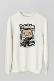 The Godfather Corleone Baskılı Unisex Beyaz Sweatshirt