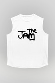 The Jam Beyaz Unisex Kolsuz Tişört