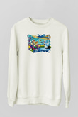The Jetsons Jetsonlar Beyaz Unisex Sweatshirt