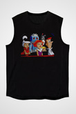 The Jetsons Jetsonlar Siyah Unisex  Kolsuz Tişört