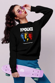 The Police Siyah Unisex Sweatshirt