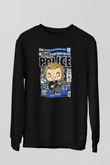 The Police Sting Baskılı Unisex Siyah Sweatshirt