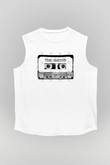 The Smiths Baskılı Beyaz Unisex Kolsuz Tişört - Tshirt