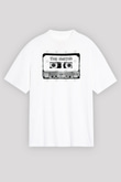 The Smiths Baskılı Beyaz Unisex Oversize Tişört - Tshirt