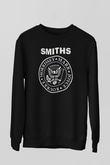 The Smiths Baskılı Unisex Siyah Sweatshirt