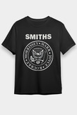 The Smiths Baskılı Unisex Siyah Tişört - Tshirt