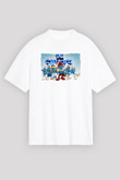 The Smurfs Şirinler Beyaz Unisex Tişört
