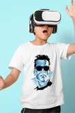 The Terminator Baskılı Beyaz Unisex Çocuk Tişört