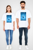 The Terminator Beyaz Unisex Oversize Tişört T-Shirt