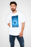 The Terminator Beyaz Unisex Oversize Tişört T-Shirt