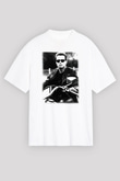 The Terminator Beyaz Unisex Oversize Tişört T-Shirt