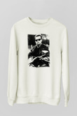 The Terminator Beyaz Unisex Sweatshirt