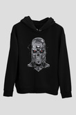 The Terminator Siyah Unisex Kapşonlu Sweatshirt