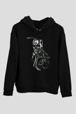 The Terminator Siyah Unisex Kapşonlu Sweatshirt