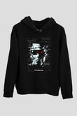 The Terminator Siyah Unisex Kapşonlu Sweatshirt