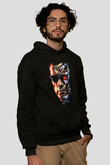 The Terminator Siyah Unisex Kapşonlu Sweatshirt