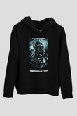 The Terminator Siyah Unisex Kapşonlu Sweatshirt
