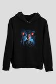 The Terminator Siyah Unisex Kapşonlu Sweatshirt