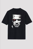 The Terminator Siyah Unisex Oversize Tişört T-Shirt