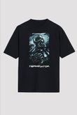 The Terminator Siyah Unisex Oversize Tişört T-Shirt