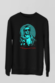 The Terminator Siyah Unisex Sweatshirt