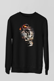 The Terminator Siyah Unisex Sweatshirt