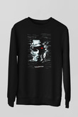 The Terminator Siyah Unisex Sweatshirt