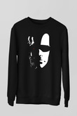 The Terminator Siyah Unisex Sweatshirt