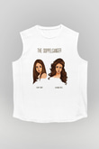 The Vampire Diaries Beyaz Unisex Kolsuz Tişört