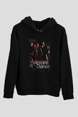 The Vampire Diaries Siyah Unisex Hoodie