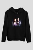 The Vampire Diaries Siyah Unisex Hoodie