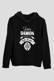 The Vampire Diaries Siyah Unisex Hoodie