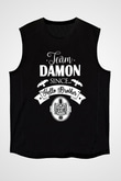 The Vampire Diaries Siyah Unisex Kolsuz Tişört