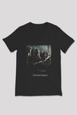 The Vampire Diaries Siyah Unisex V Yaka Tişört T-Shirt