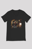 The Vampire Diaries Siyah Unisex V Yaka Tişört