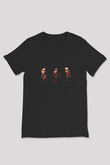 The Vampire Diaries Siyah Unisex V Yaka Tişört T-Shirt