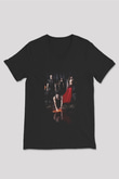 The Vampire Diaries Siyah Unisex V Yaka Tişört