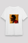 The Weeknd Baskılı Unisex Beyaz Tişört